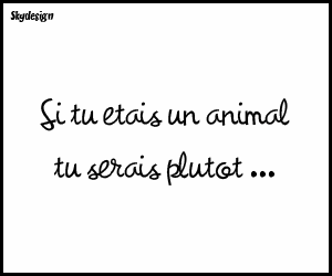 Si tu étais 1 animal 